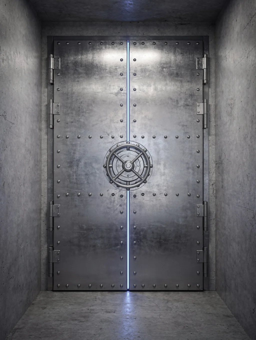 Close up of high-end secure storage
